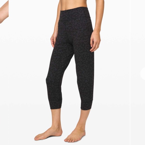 Lululemon Align Jogger Crop *23" Formation Camo Deep Coal Multi size 6 - Picture 1 of 6